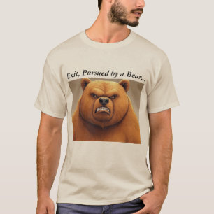 Exit, achtervolgd door een Beren T-shirt