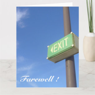 exit farewell groot kaart