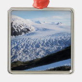 Exit Glacier in Kenai Fjords National Park Metalen Ornament (Voorkant)