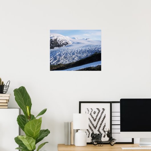 Exit Glacier in Kenai Fjords National Park Poster (Thuiskantoor)