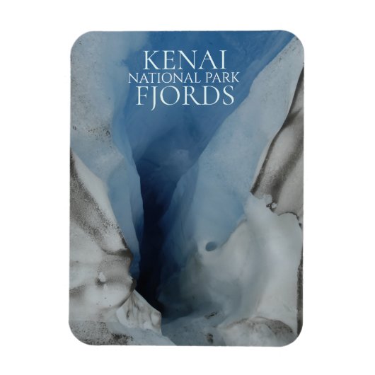 Exit Glacier Moulin, Kenai Fjords National Park Magneet (Verticaal)