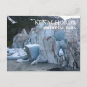Exit Glacier Toe, Kenai Fjords National Park, AK Briefkaart (Voorkant)