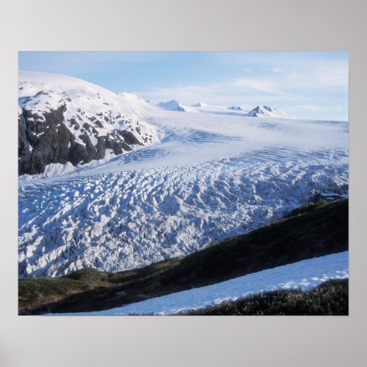 Exit-gletsjer in Kenai Fjords National Park, Poster (Voorkant)