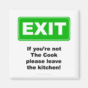 EXIT keuken - Magneet