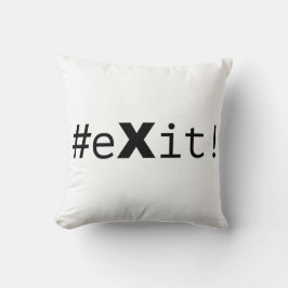 #eXit! Kussen