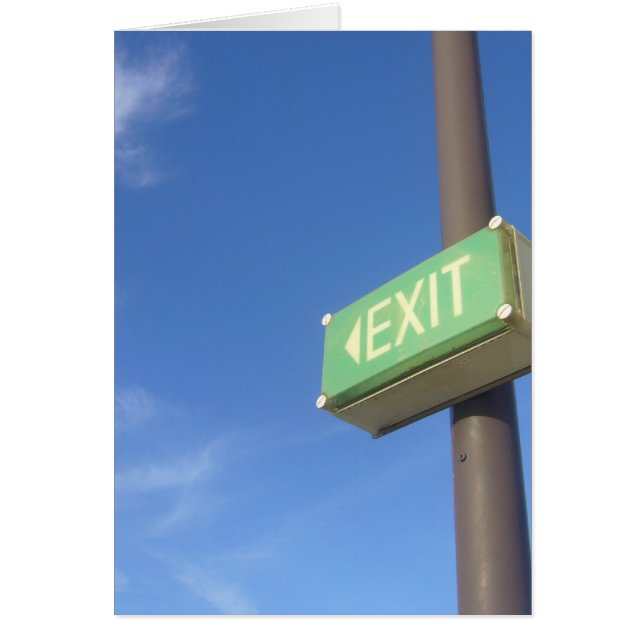 exit leeg (Voorkant)