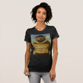 Exit, pursued by a bear Shakespeare quote bear T-shirt (Voorkant volledig)