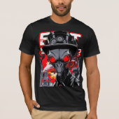 Exit Systeem | Retro Steampunk Alien T-shirt (Voorkant)