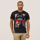 Exit Systeem | Retro Steampunk Alien T-shirt (Voorkant volledig)