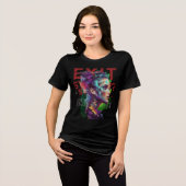 Exit System T-shirt – Gebruik Kunst, Niet Ontsnapp (Voorkant volledig)