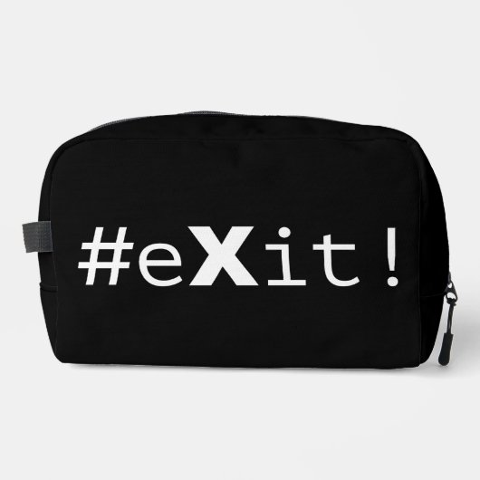 #eXit! Toilettasje (Voorkant)