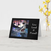 Exit Wound Shark Attack - Hoesje Art Kaart (Gele Bloem)