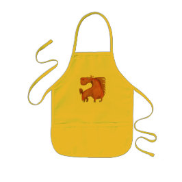 Exited Horse Kinder Schort