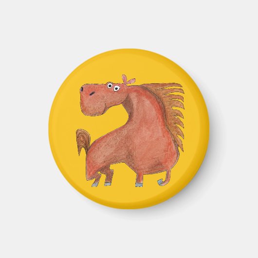 Exited Horse Magneet (Voorkant)