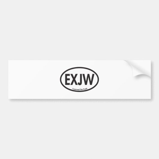 ExJW03.png Bumpersticker (Voorkant)