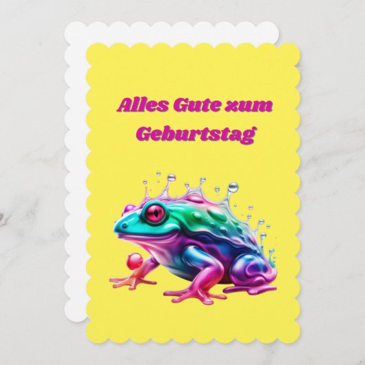 Exklusive Grußkarten für unvergessliche Anlässe Kaart (Voorkant / Achterkant)