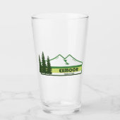 Exmoor Nationaal Park Groene Strepen Glas (Voorkant)