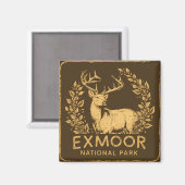 Exmoor Nationaal Park Mooi Herten Magneet (Voorkant / Achterkant)