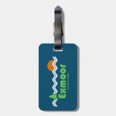 Exmoor Nationaal Park Retro Bagagelabel (Achterkant verticaal)