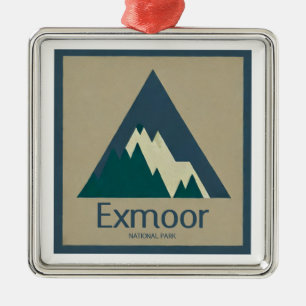 Exmoor Nationaal Park Rustiek Metalen Ornament