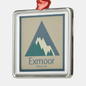 Exmoor Nationaal Park Rustiek Metalen Ornament (Links)