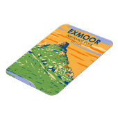 Exmoor National Park Castle Rock England  Magneet (Linkerzijde)