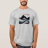 Exmoor National Park Gekleurde heuvels T-shirt (Voorkant)