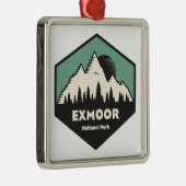 Exmoor National Park Metalen Ornament (Rechts)