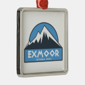 Exmoor National Park Metalen Ornament (Rechts)