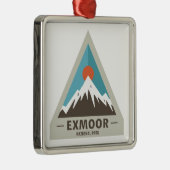 Exmoor National Park Metalen Ornament (Rechts)