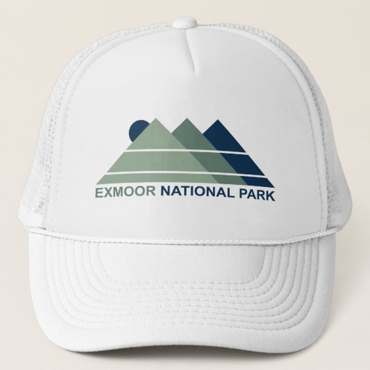Exmoor National Park Mountain Sun Trucker Pet (Voorkant)