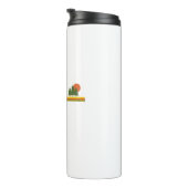 Exmoor National Park Pine Trees Sun Thermosbeker (Geroteerd rechts)