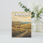 Exmoor National Park Reis Briefkaart (Staand voorkant)
