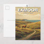 Exmoor National Park Reis Briefkaart (Voorkant / Achterkant)