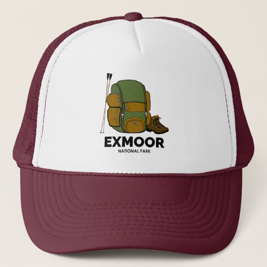 Exmoor National Park-rugzak Trucker Pet (Voorkant)
