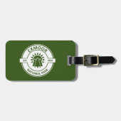 Exmoor National Park Sun Trees Bagagelabel (Voorkant horizontaal)