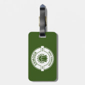 Exmoor National Park Sun Trees Bagagelabel (Achterkant verticaal)