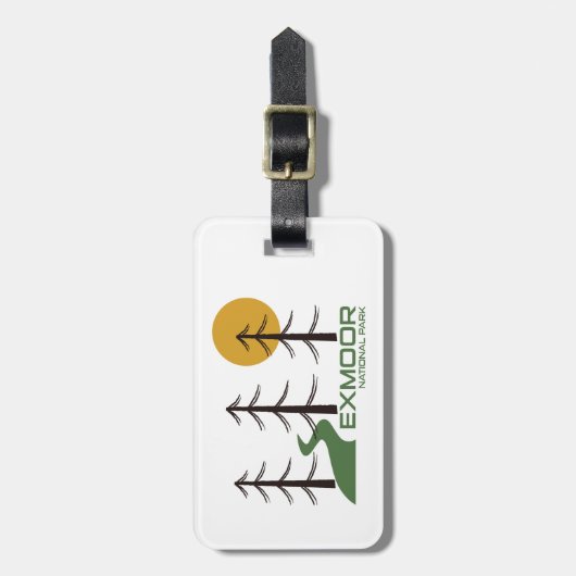 Exmoor National Park Trail Bagagelabel (Voorkant verticaal)