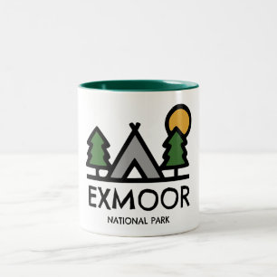 Exmoor National Park Tweekleurige Koffiemok