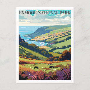 Exmoor National Park, Verenigd Koninkrijk Briefkaart