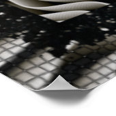 EXO-Skelet 3D optische illusie Poster (Hoek)