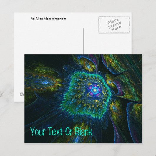 Exobiologie Briefkaart (Voorkant / Achterkant)