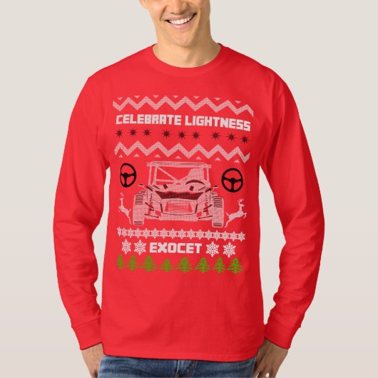Exocet 2015 Tacky Holiday Lange hoes T-Shirt (Voorkant)