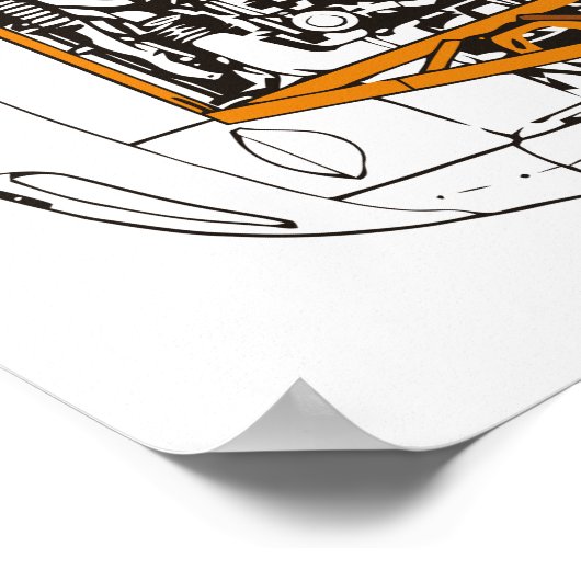 Exocet/NA Miata-bedekking Poster (Hoek)