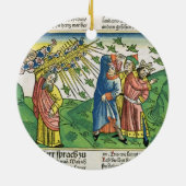 Exodus 10:1-20 The Seven Plagues of Egypt: het pla Keramisch Ornament (Achterkant)