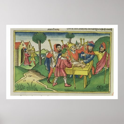 Exodus 12 De eerste passage uit de Neurenberg Poster (Voorkant)