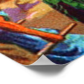 Exodus 13:17-22 God leidt in een Wolkenpijler Poster (Hoek)