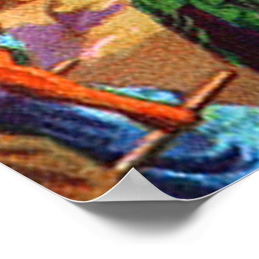 Exodus 13:17-22 God leidt in een Wolkenpijler Poster (Hoek)