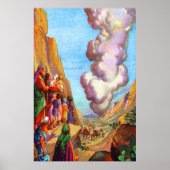 Exodus 13:17-22 God leidt in een Wolkenpijler Poster (Voorkant)
