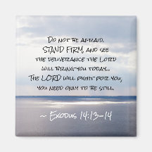 Exodus 14:13-14 Wees niet bang voor STAND FIRM